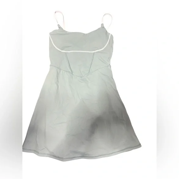 Cupshe Sage Square Neck Sleeveless Active Dress - Picture 3 of 7